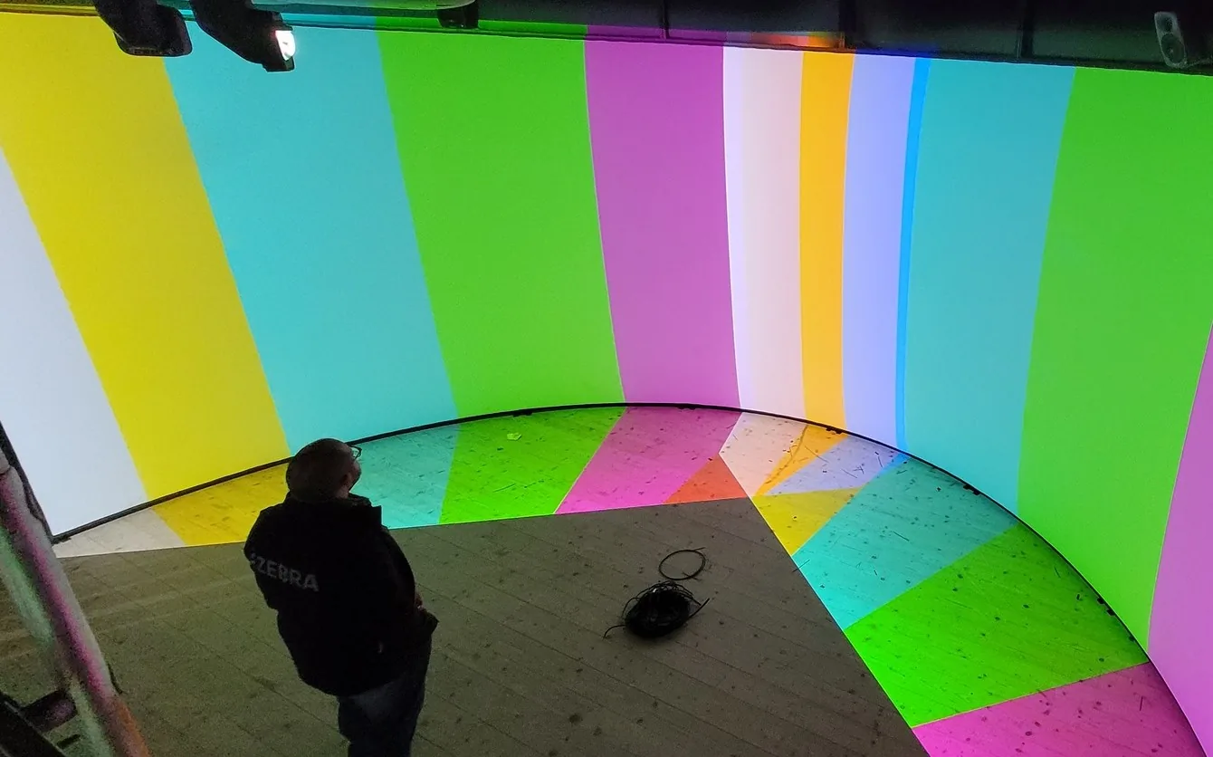 Immersive museum setup