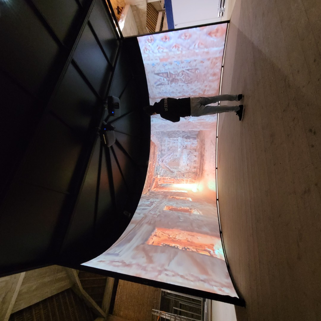 360-degree camera in vineyard